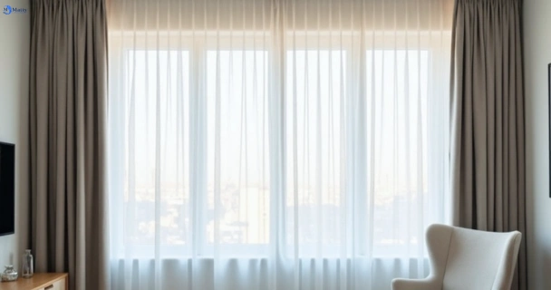 Freshly steam cleaned curtains in dallas-vic QLD